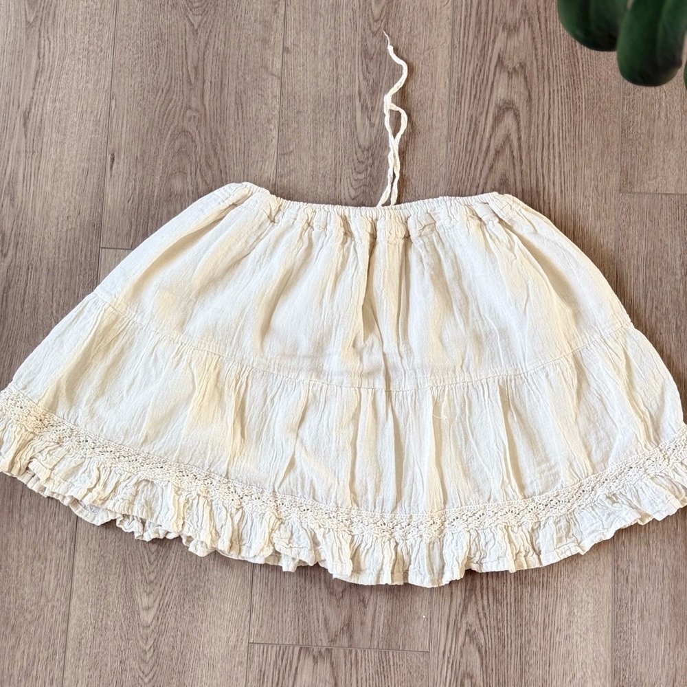 3/$18 Linen Skirt Onesize Resort Beach - Picture 4 of 4